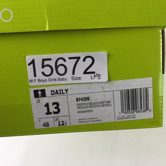 Adidas Gray Daily NEO Shoes X315672 - Picture 7 of 7